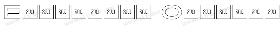 Effluence Outlined字体转换